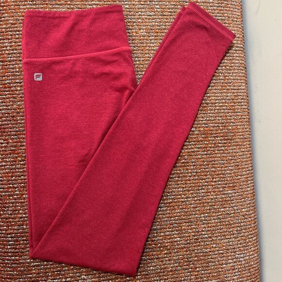 Fabletics Comfy Workout Leggings, Pink / Red, Size Small - Picture 1 of 5